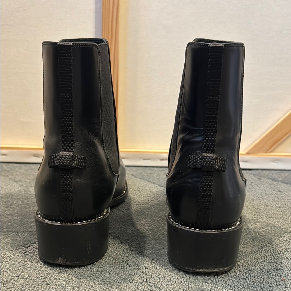 Authentic Christian Dior woman’s Black Leather Boots - Picture 6 of 9